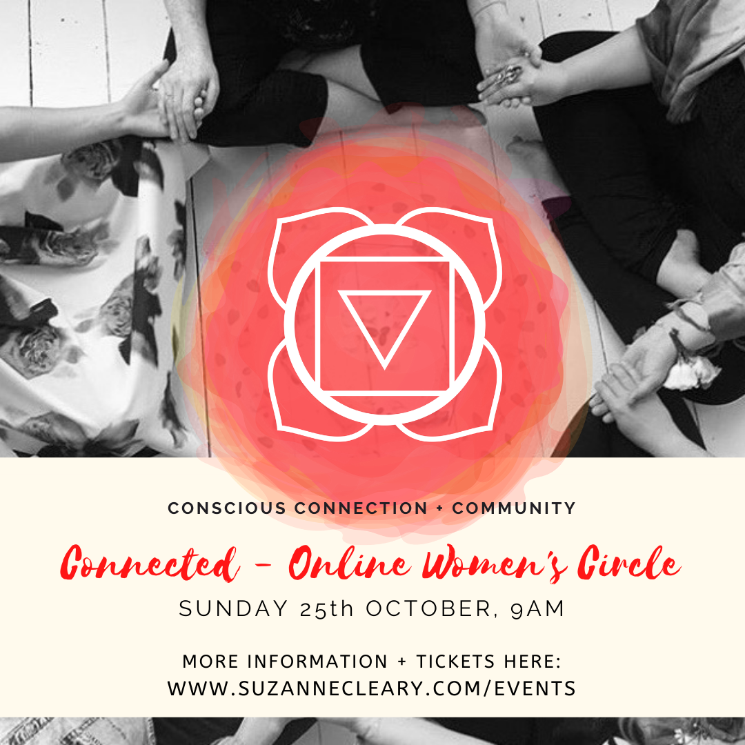 Event flyer for online Womens circle